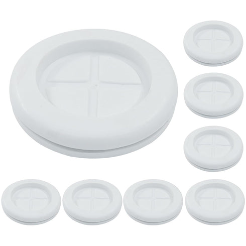 Zorveiio 12PCS 1-3/16" ID 1-1/2" in Rubber Grommets Double-Sided Firewall Round Rubber Plug