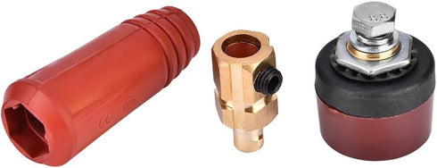 DKJ Series Welding Cable Joint Quick Connector, Male Plug and Panel Socket Adapter