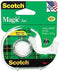 Scotch Magic Office Tape with Refillable Dispenser, 3/4" x 650", Clear - Sold as 2 Packs of 1
