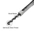 uxcell Square Hole Drill Bit, 5/16" High-Carbon Steel for Woodworking