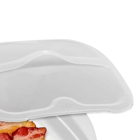 Generic 2724.5cm, Microwave Bacon Tray, Heat-Resistant Material, Non-Sticky Food Grade Cookware, Bacon Cooker, Easy