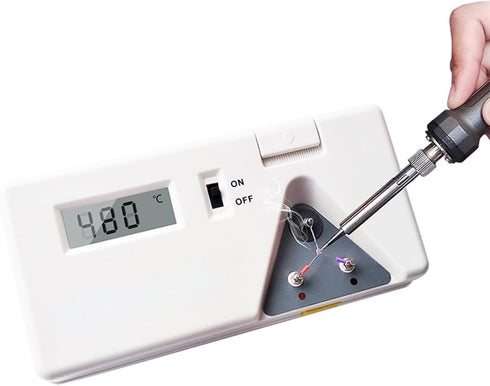 191 Soldering Temperature Tester Electrical Soldering Iron Tip Thermometer Sensor Line Digital Display Tool by Walfront
