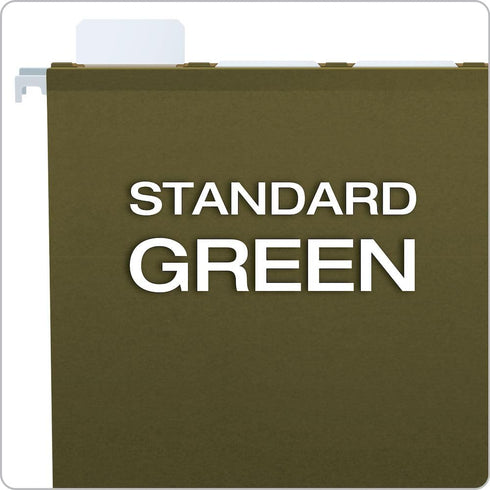 Pendaflex Ready-Tab Reinforced Hanging File Folders, Legal Size, 25/BX