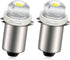 Ruiandsion 2pcs P13.5S LED Bulb, 3-18V COB 0.5W Upgrade for Flashlight Torch Work Lights, White