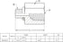 (2-PACK) 6405-08-04-O Hydraulic Adapter Fitting, 3/4"-16UNF Male SAE O-Ring Boss × 1/4"-18 NPTF Female Pipe