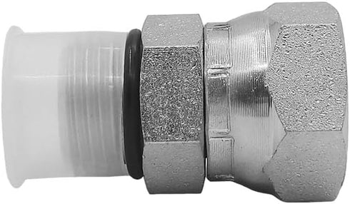 (2-PACK) 6900-08-08-O Hydraulic Hose Adapter Fitting, 1/2" Male O-Ring Boss to 1/2" NPSM Female Pipe