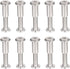 uxcell Screw Post Fit for 5/16"(8mm) Hole Dia, Male M6x20mm Binding Bolts Leather Fastener, 10 Sets