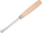 uxcell Wood Chisels Carving Knife, 10mm Chrome Plated 45# Carbon Steel Straight Half-round Tip, 165mm (6.5-Inch)