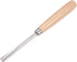 uxcell Wood Chisels Carving Knife, 10mm Chrome Plated 45# Carbon Steel Straight Half-round Tip, 165mm (6.5-Inch)