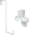 TOYMIS 1pcs Potty Seat Hook, Z Shaped Door Hangers No Drill Multifunctional Over