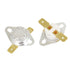 Uxcell a13103100ux1198 Replaceable 2 Piece Ceramic Thermostat Temperature Control Switch 160 Celsius