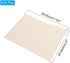 PATIKIL 10pcs Manilla Folders, 8.5 x 11, Manila File Folders, Letter Size, 1/3 Cut Paper Organizer Bulk for Classroom