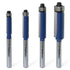 FivePears 4Pcs Flush Trim Router Bits Set, 1/4 Inch Shank, Bottom Bearing for Woodworking, Various Diameters