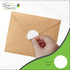 Royal Green Yellow Dot Stickers, 30mm, Great for Envelopes, Invitation Seals, Arts and Crafts, 750 Pack