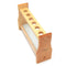 Chiloskit Wooden Test Tube Rack Holder, 0.7" (18mm) Holes for API 10ml 25ml Test Tubes Lab Tube Racks Pen Holder (10ml,