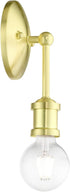 14429-12 1 Livex Lighting Lansdale Light ADA Vanity Sconce, Satin Brass