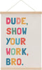 Pykfrhh English Classroom Decor, Retro Canvas Banner, Wall Hanging Decor for Teachers, Classroom,