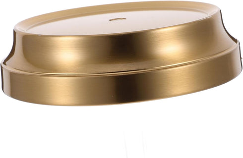 Round Table Lamp Base Iron Base for Desk Lamps Elegant Copper Finish