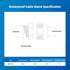 Cable Gland 12 Pack, 3/8" NPT Waterproof Adjustable Connector Strain Relief Cord Connectors with Gaskets