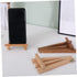 Lurrose Wooden Tripod Display Stand, 1pc Tabletop Phone Holder, Wooden Plate Easel, Mobile Phone Rack