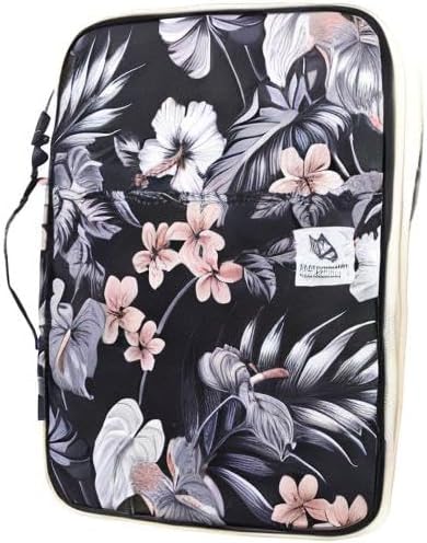 JAKAGO A4 Travel Portfolio Multifunctional Document Organizer Zippered Case for Office Supplies, Mulberry White