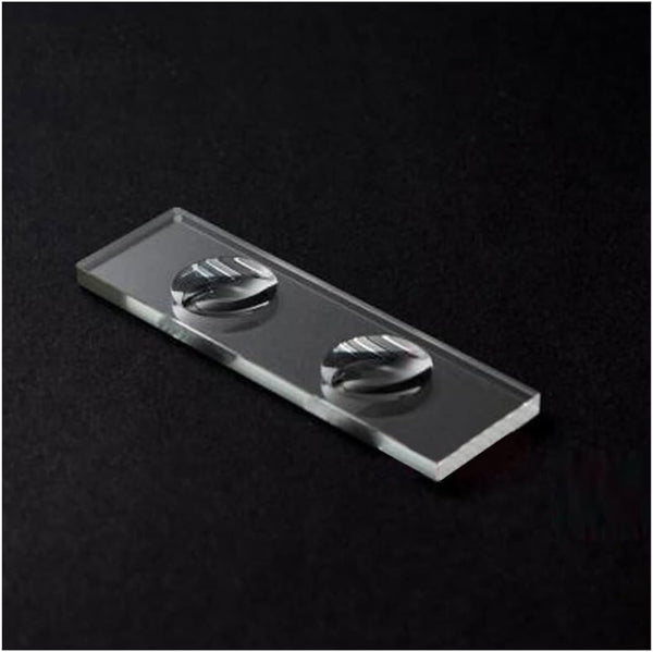 TYLQMY Lab Microscope Replacement Parts Microscope Slides Kit- Biological Circular Concave Cavity Blank