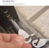 ZYL 4PCS Mini Pocket Screwdriver Set - Keychain Outdoor Tool Kit Stainless Steel Black & Silver