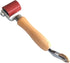 Combo Seam Rollers - 45mm Silicone Seam Roller with 6mm Brass Detail Penny Roller for Roofing