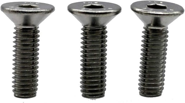 Fullerkreg 18-8 Stainless Steel Hex Drive Flat Head Screw, M5 x 0.8 mm Thread, 40 mm Long, Pack of 25