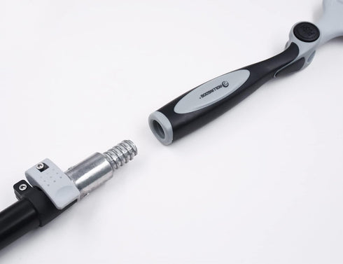 ROLLINGDOG 2.5Inch Paint Edger Brush, Angled Extension Pole Brush for High Walls Ceiling, Trimming and Cutting Painting