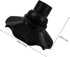4pcs KALLORY Folding Chair Leg Protectors Non-Slip Furniture Leg Caps Floor Protectors for Camping Chairs and Tables