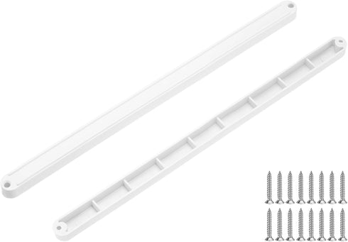 PATIKIL 9 Inch Drawer Slides, 8 Pcs Plastic Guide Rails Side Mounted