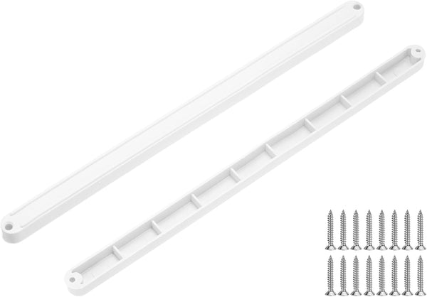 PATIKIL 9 Inch Drawer Slides, 8 Pcs Plastic Guide Rails Side Mounted
