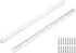PATIKIL 9 Inch Drawer Slides, 8 Pcs Plastic Guide Rails Side Mounted