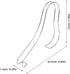 4pcs 8.85 5.90 1.18 Inch Amosfun Sandal Shoe Display Stand Insert Supports Shaper Forms for Women Sandals High Heel