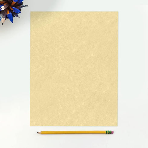 LUXPaper 8.5" x 11" Cardstock, Gold Parchment, 65lb. Cover, 50 Qty