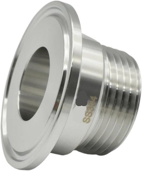 WSKJAFDL 1pcs NPT BSP Thread 1/4-1in 304 Stainless Steel Sanitary Fittings for Homemade