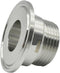 WSKJAFDL 1pcs NPT BSP Thread 1/4-1in 304 Stainless Steel Sanitary Fittings for Homemade