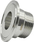 WSKJAFDL 1pcs NPT BSP Thread 1/4-1in 304 Stainless Steel Sanitary Fittings for Homemade