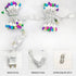 Easter String Lights LED Multi Color Glass C3 Lights, 50 Count, 120V UL Certified Connectable Outdoor String Light