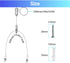 4 Set 5ft Commercial HAMRVL Aquarium Light Suspension Cables Kit - Adjustable Steel Hanging Chains Lighting Fixture