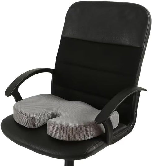 ZATIVA Tailbone, Home Office Seat Cushion - Comfort Memory Foam Chair Cushion with Cooling Gel Infused for Back