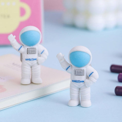 NUOBESTY 24Pcs Mini Space Erasers, Cute Pencil Erasers, Spaceman Shaped 3D Cartoon Astronaut Erasers for Classroom