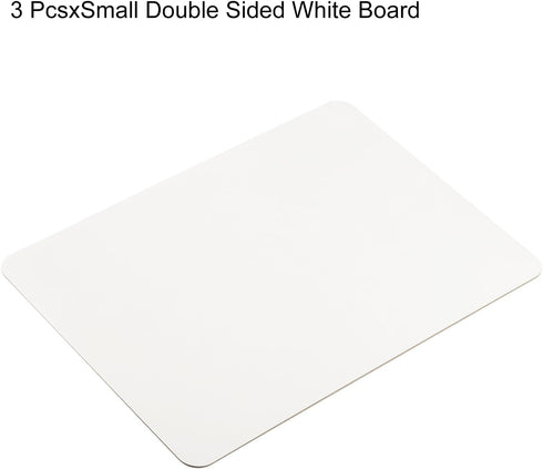 PATIKIL Small Dry Erase Board, 3 Pcs 12" x 8" Double Sided Mini Lap Board for Writing Practice Learning