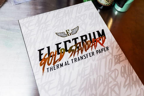 Electrum Gold Standard Thermal Transfer Paper, 100 Sheets for Thermal Printers, Premium Tattoo Stencil Paper