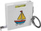 Azeeda 'Sail Boat Toy' Keyring Tape Measure/Spirit Level Tool (KM00044596)