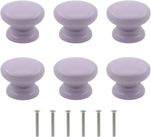 6PCS Wooden Pull Handles, Solid Wood Bedroom Dresser Closet Wardrobe Door Pulls,Cupboard