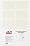 JAM PAPER Self-Adhesive Business Card Holders, Clear, 30 Label Pockets/Pack, 2 x 3 1/2