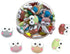 Duolai 40pcs Cute Big Eye Frog Decorative Thumbtacks, Cartoon Animal Boxed Pushpins for Office, Corkboard, Photo Wall