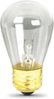 Feit Electric BP11S14 11-Watt S14 Light Bulb, Clear, for Home Lighting